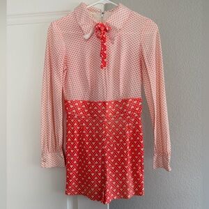 1970s HEART jumpsuit 💕💓